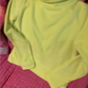 Dudley Stephens Neon Yellow Fleece Top